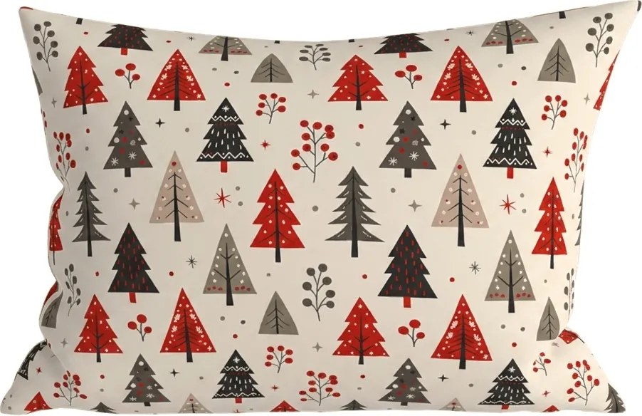 Mikroszálas párnahuzat MERRY TREE 70x90 cm, színes