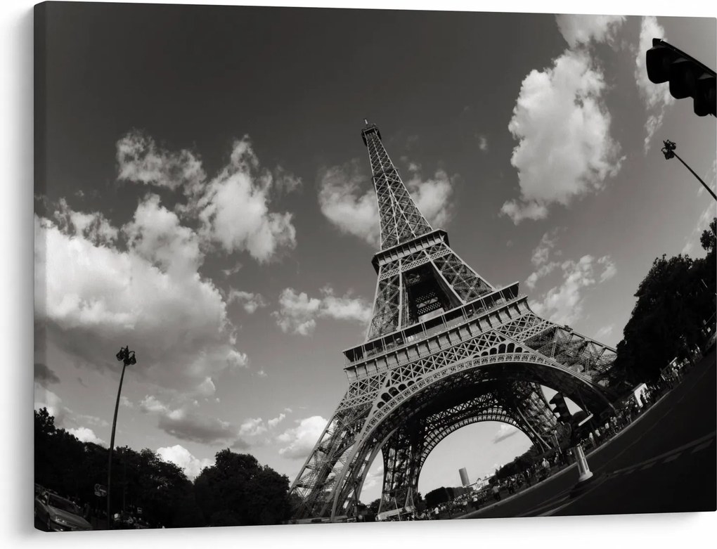 Kép - Eiffel-torony Párizsban (70x50 cm)