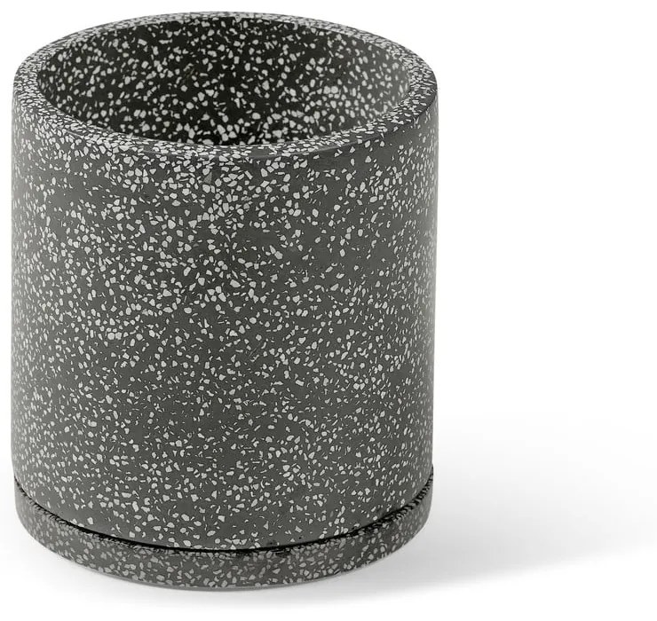 Terrazzo 2 db sötétszürke virágcserép, ø 26 cm - Bonami Selection