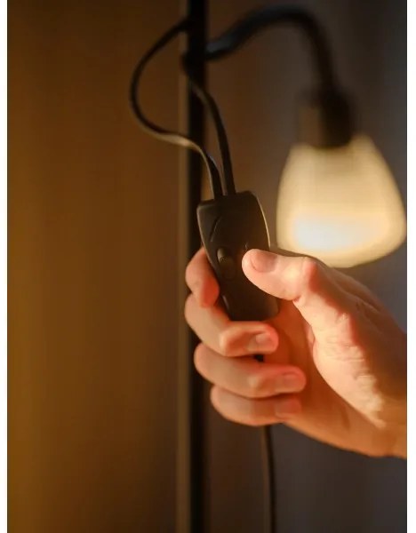 Nordlux - Állólámpa LAURIA 1xE27/40W/230V + 1xE14/15W