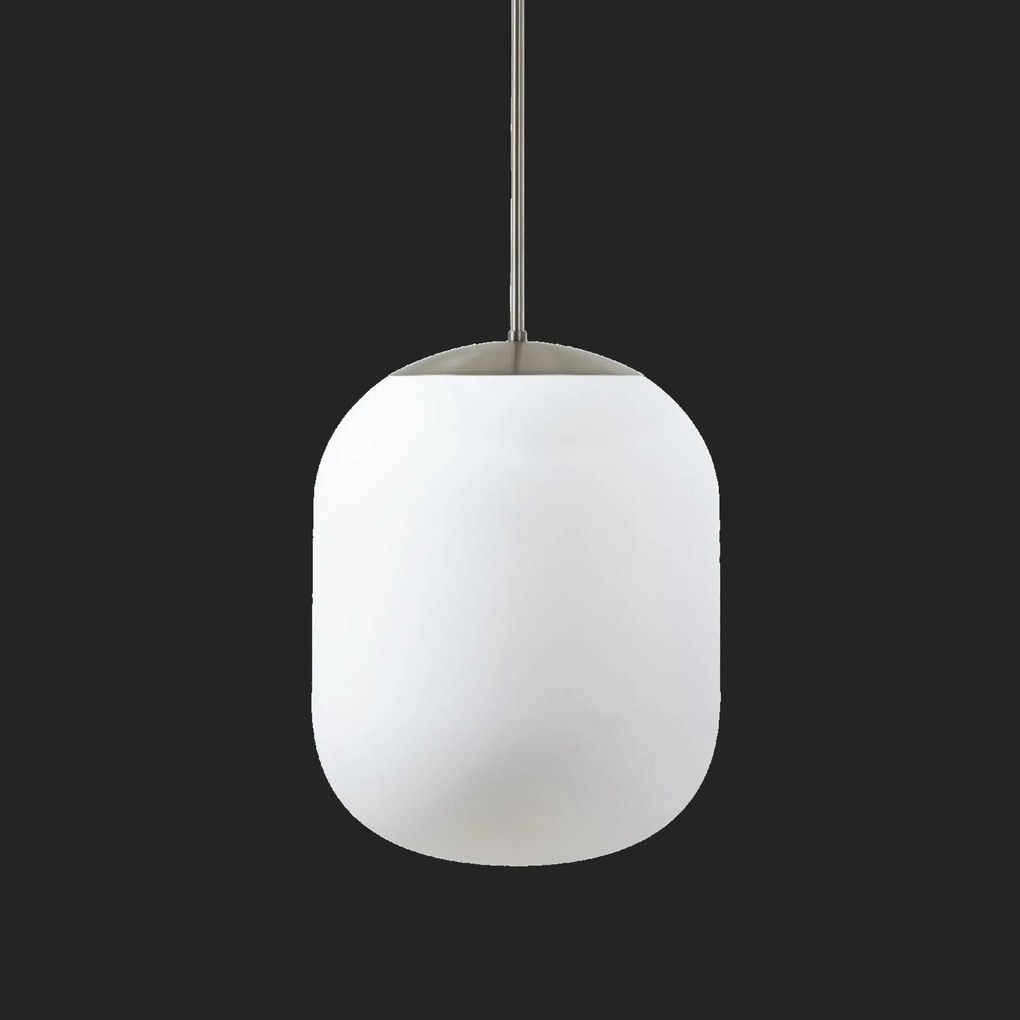 Osmont 62332 Tania P2 Hp függesztett üveglámpa rozsdamentes acél csiszolt fehér Ip