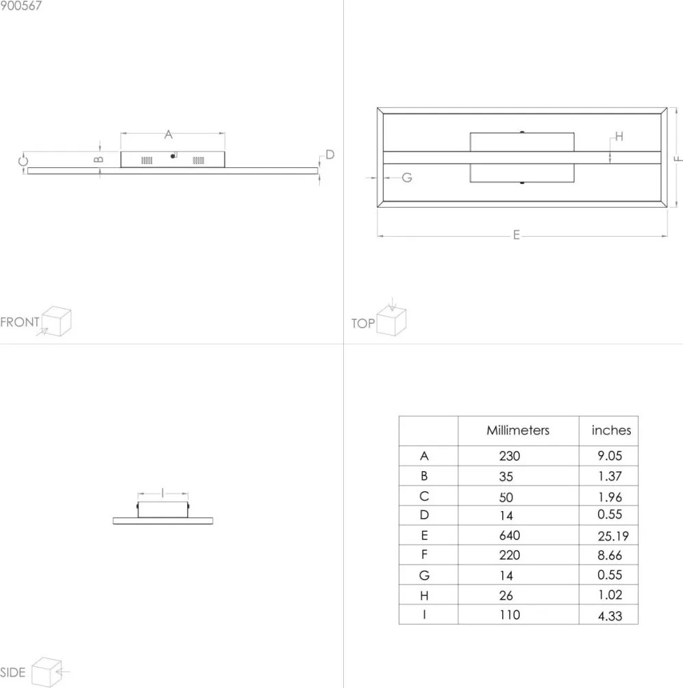Eglo CALAGRANO-Z 900567 Süllyesztett mennyezeti lámpa 1x21W/LED 3000-6500K 2600LM IP20