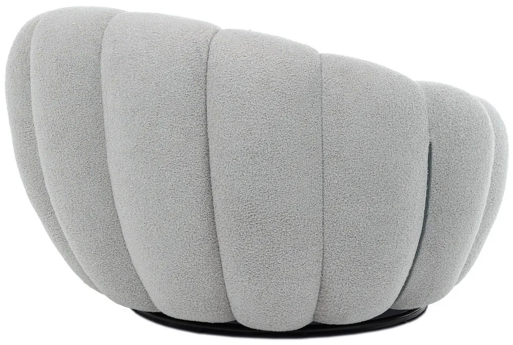 Forgószék Bouclé GREY2, szürke
