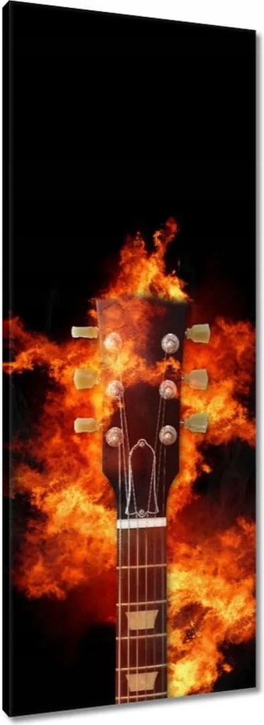 Vászonkép 40x100 Lángoló griff