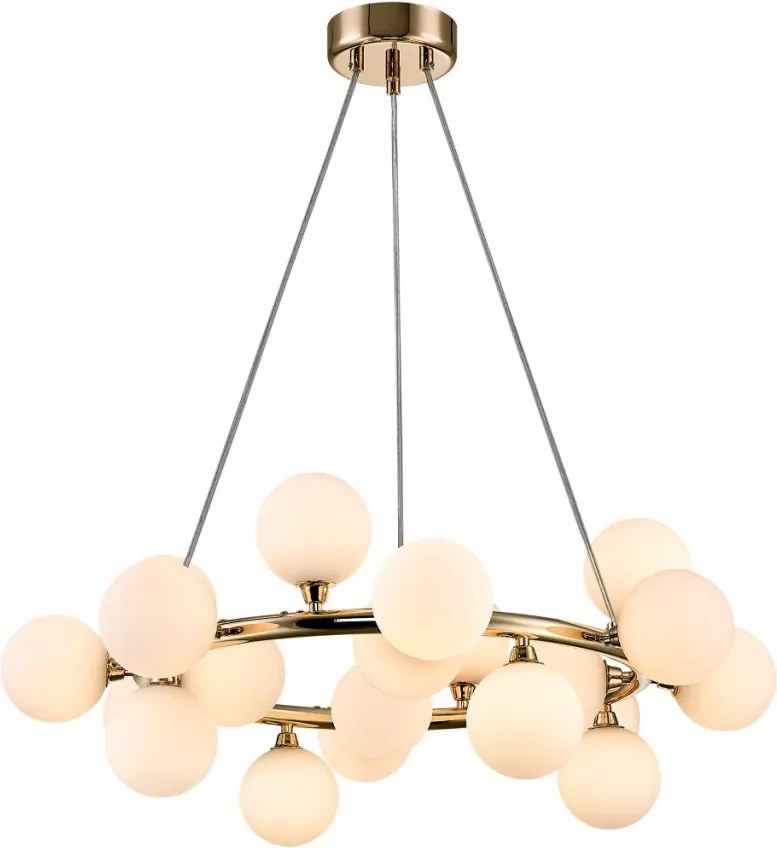 ZUMA LINE P0462-20C-F7AA BOBO Glamour Függesztett Lámpa Arany G9 IP20