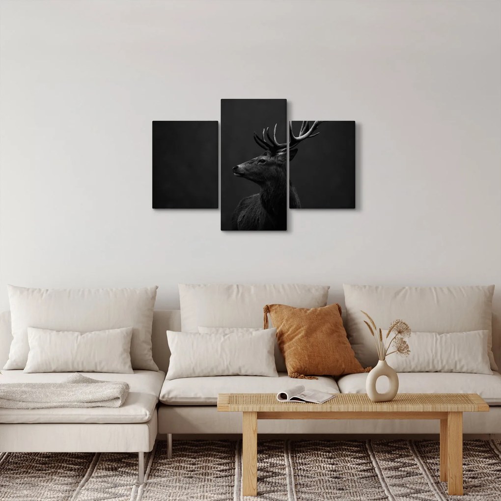 Kép - Egy szarvas portréja (90x60 cm)