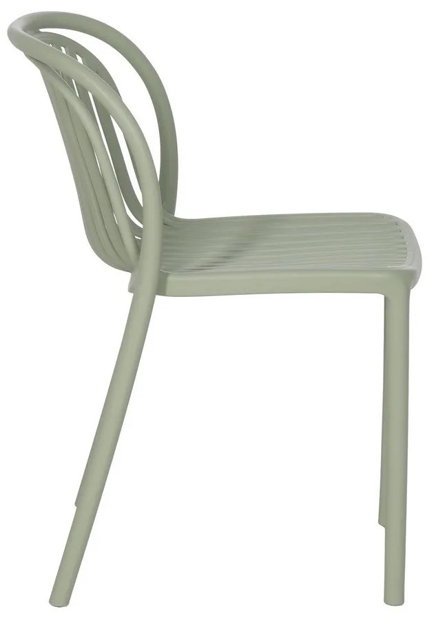 Zöld műanyag étkezőszék Alia – Ixia