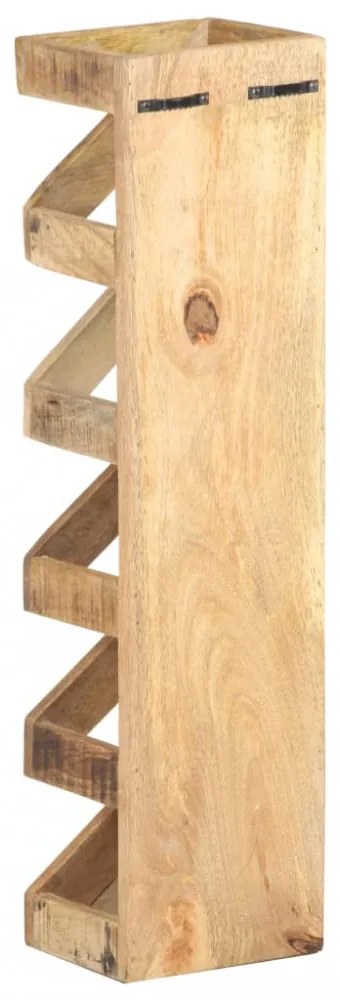 vidaXL tömör mangófa bortartó állvány 5 palackhoz