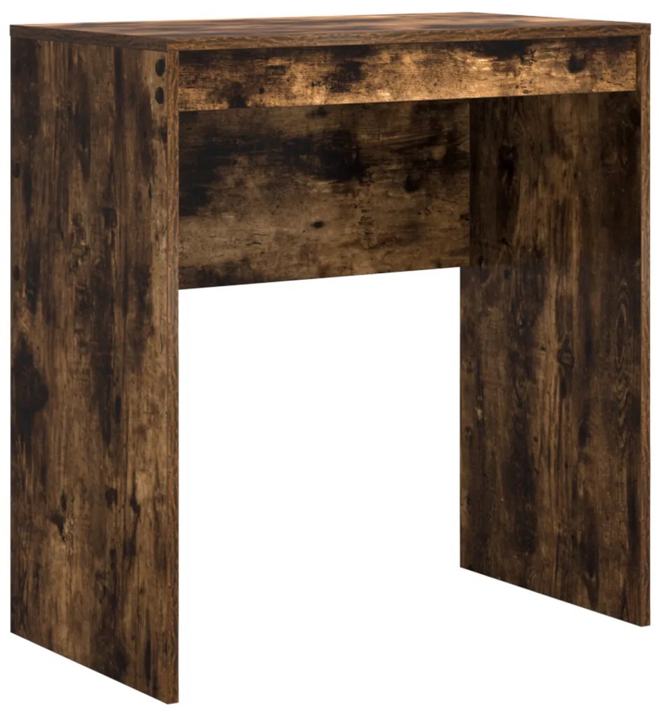 vidaXL Füstölt Tölgy Íróasztal Füstölt Tölgy MDF 70 x 40 x 76 cm Tartós