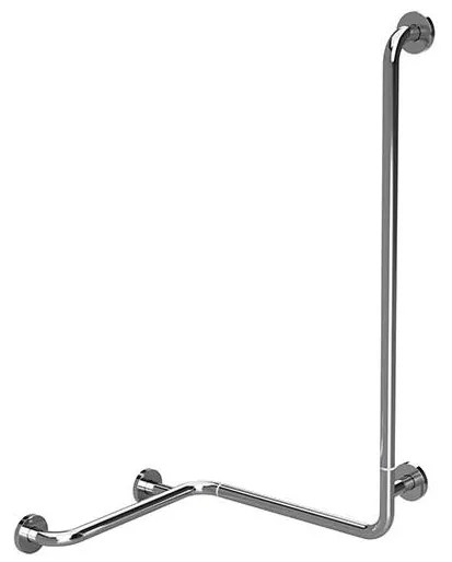 Zuhanykapaszkodó 58x118 cm, rozsdamentes acél/ezüst
