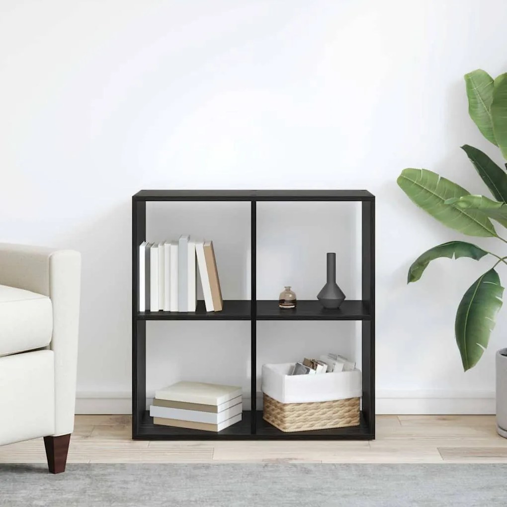 Könyvespolc Musta tammi 69.5 x 29 x 69.5 cm Faanyag