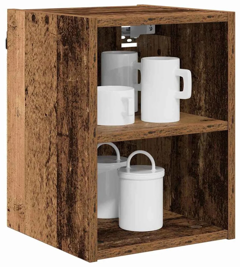 Függő szekrény polcokkal Riga Öreg fa 30 x 29,5 x 40 cm Faanyag