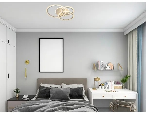 LED dimmelhető mennyezeti lámpa LED/90W/230V 3000-6500K + távirányító