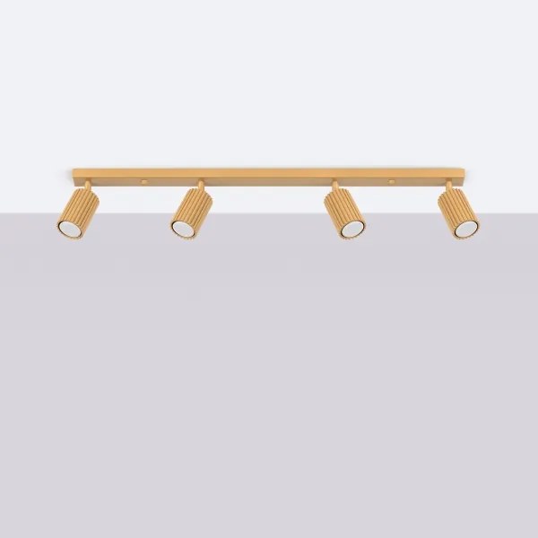 Sollux SL.1565 - Spotlámpa KARBON 4xGU10/10W/230V arany