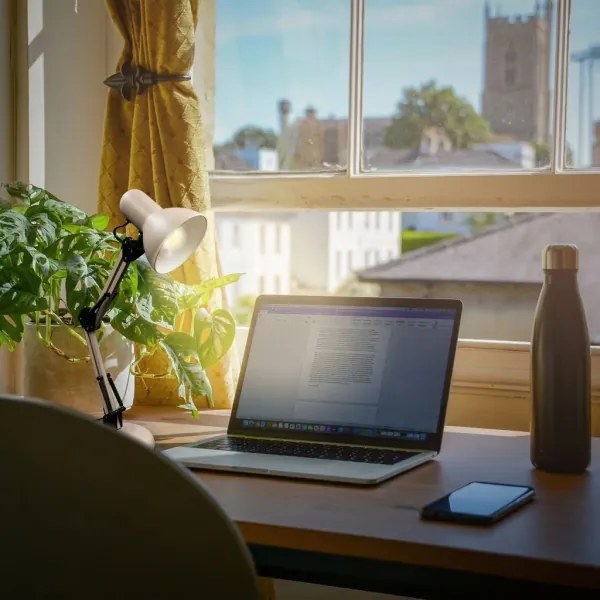 Brilo - PIXA asztali lámpa 1xE14/25W/230V bézs