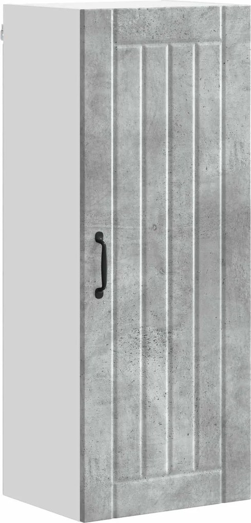 vidaXL Konyhaszekrény Beton Szürke 40 x 31 x 100 cm Faanyag
