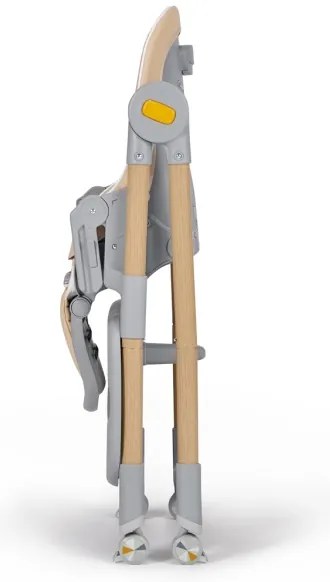 KINDERKRAFT - Gyermek etetőszék 2in1 LASTREE bézs/szürke