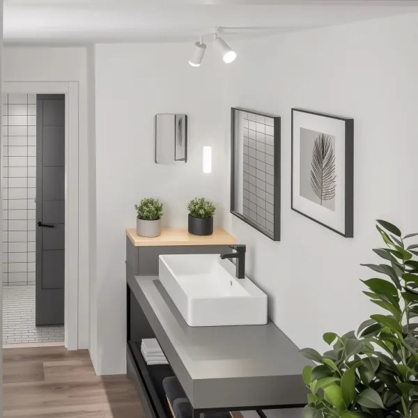 Brilagi - Fürdőszobai spotlámpa SELE 2xGU10/30W/230V IP44 fehér