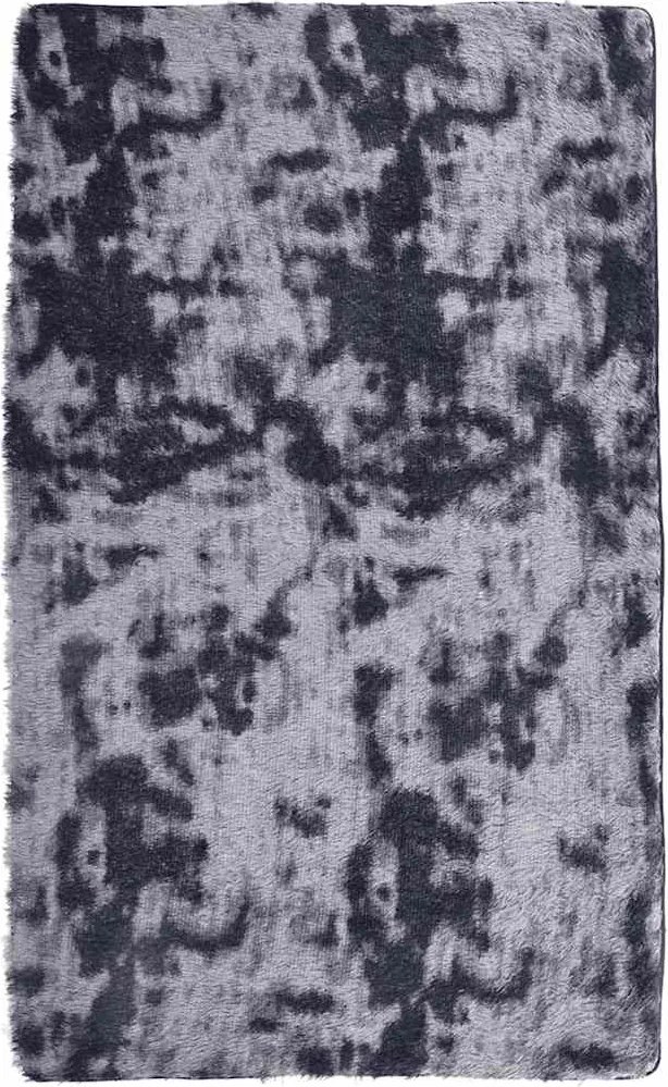 vidaXL sötétszürke hosszú szálú NAVARRA bozontos szőnyeg 80x150 cm
