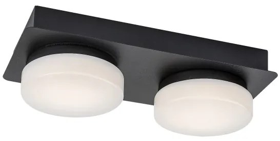 Rabalux 75002 - LED fürdőszobai mennyezeti lámpa ATTICHUS 2xLED/5,5W/230V IP44