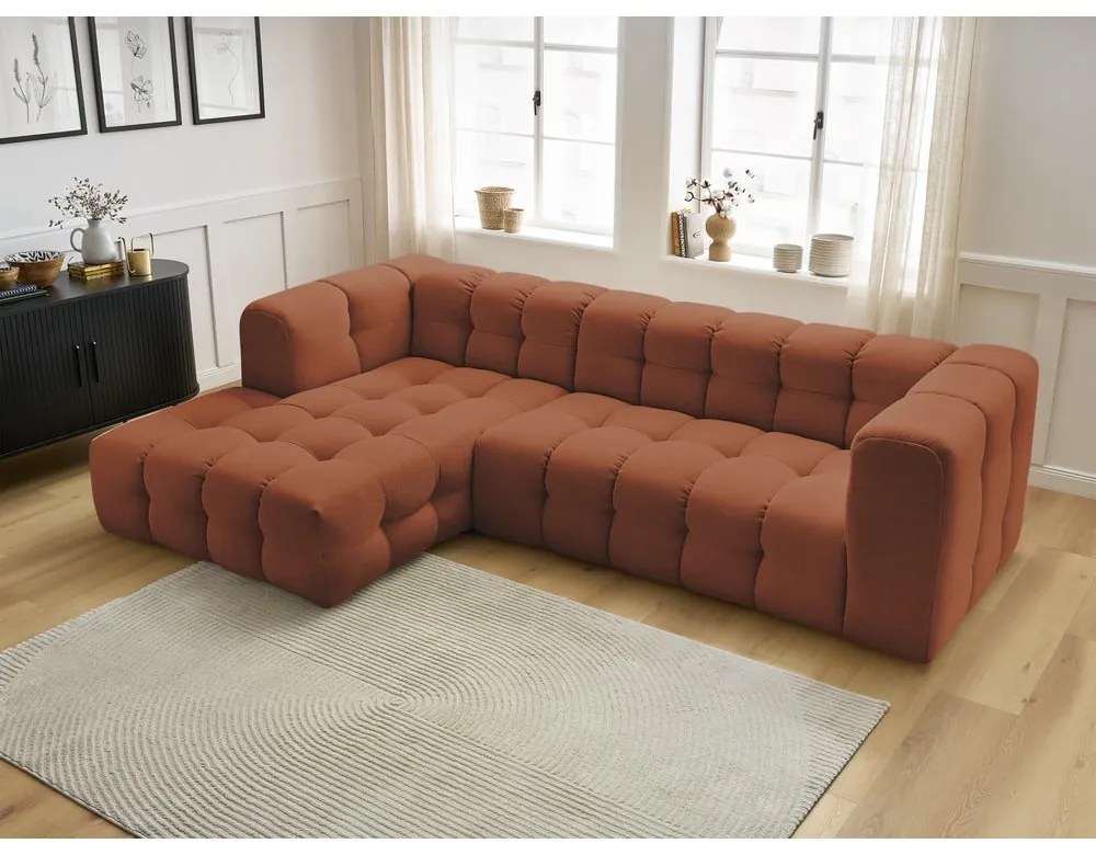 Narancssárga sarokkanapé Cloud – Bobochic Paris