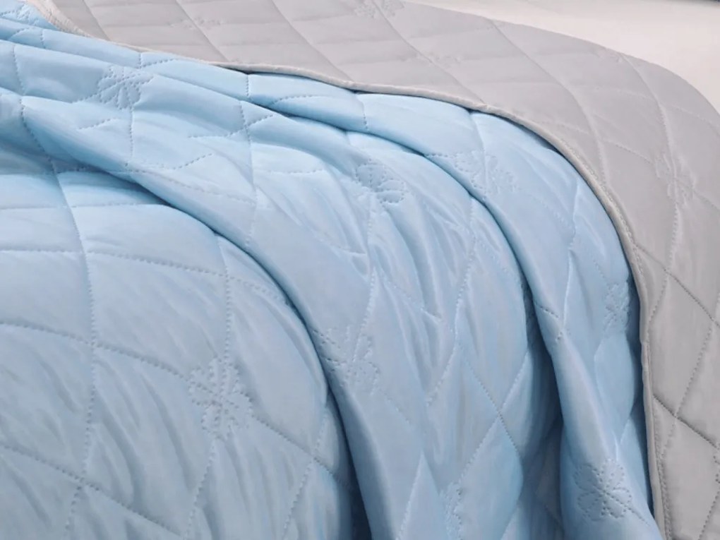 Hűsítő nyári paplan ELARIA, kék Méret: 200 x 220 cm