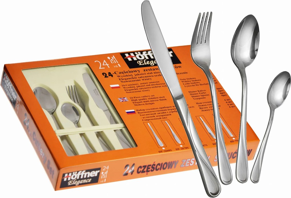 Evőeszköz szett 6/24EL Ebédszerviz Hoffner Fényes HF2660