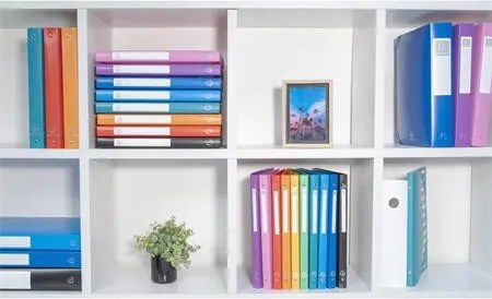 Gyűrűs könyv, 4 gyűrű, 40 mm, A4, PP, EXACOMPTA, fekete (EX512801E)