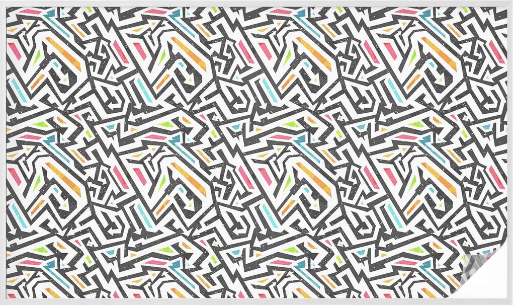 Szélvédőfólia Adatvédelem Absztrakt geometria 200x116