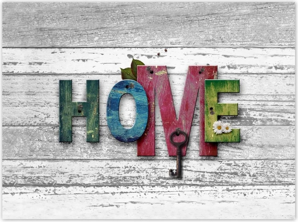 Poszterek 135x100 Otthon Házikó Felirat