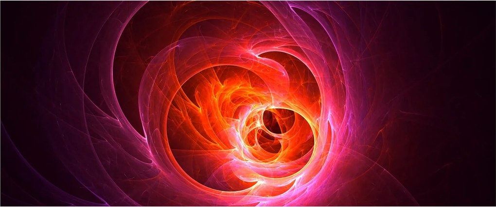 Modern rózsaszín absztrakció képe (120x50 cm)