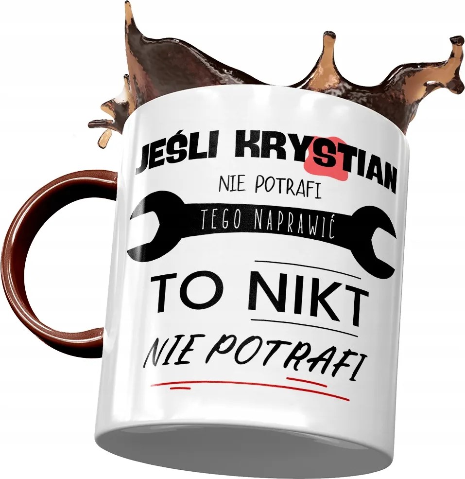 Bordó bögre Krisztián Férj Kolléga Ajándék Nyomtatott Fotóval