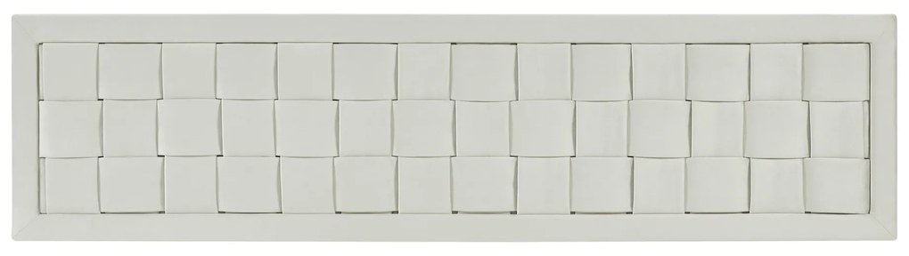 Fejtámla Tervo 180x45 cm bársony szürke [en.casa]