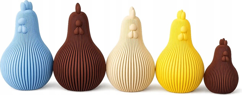 Modern Húsvéti Csirke 15 cm Húsvéti Dekoráció Színek figura