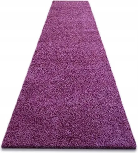 Futószőnyeg Shaggy 5cm lila 200 puha vastag ^*Q1588