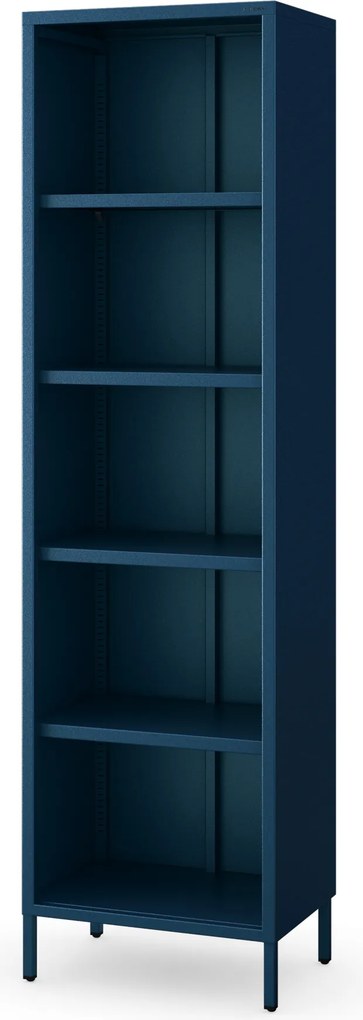 Állvány lapos nyitott könyvekhez lábakon sötétkék, 500x1800x350 mm: MARIO Modern
