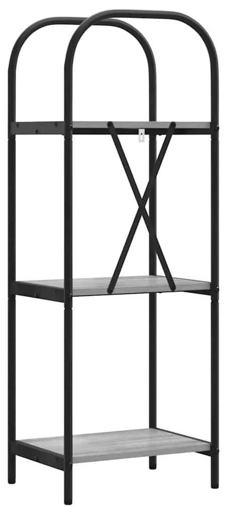 Könyvespolc Szürke sonoma 40 x 30 x 109 cm Faanyag