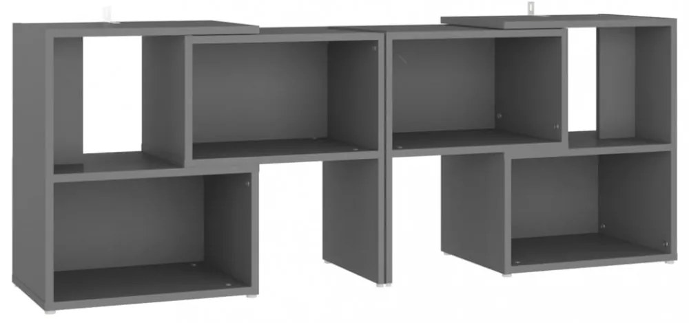 szürke szerelt fa TV-szekrény 104 x 30 x 52 cm