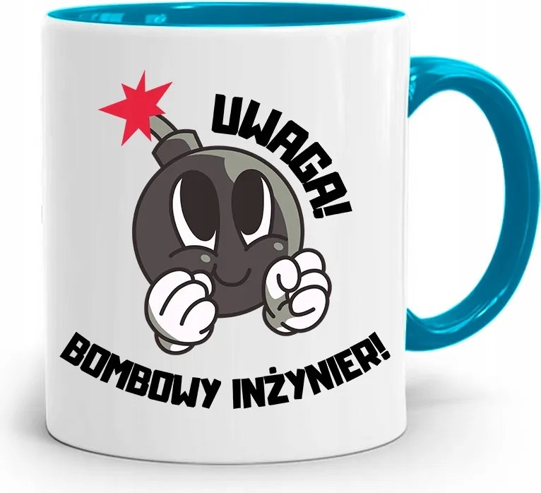 Mérnöknek Kék Ajándék Bögre fényképes nyomtatással