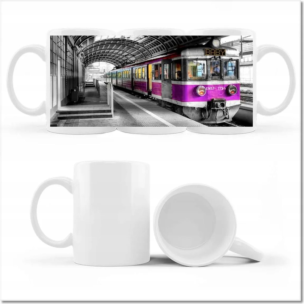 Nyomott mintás bögre Éjszakai vonat Babába