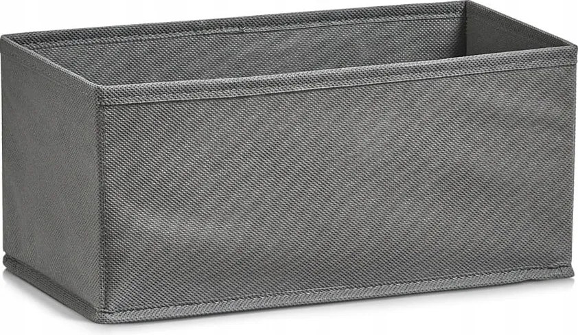 Összecsukható doboz, 14x28x13cm, szürke