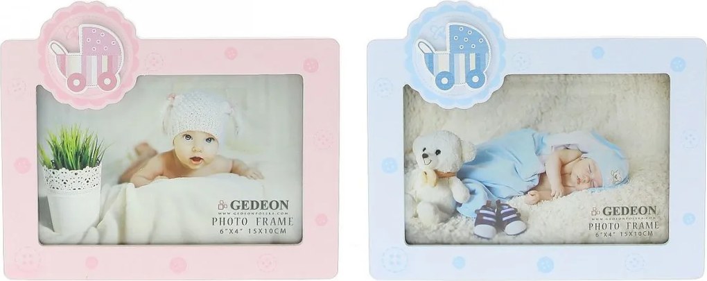 Képkeret Lányoknak Lány Babakocsi 10x15