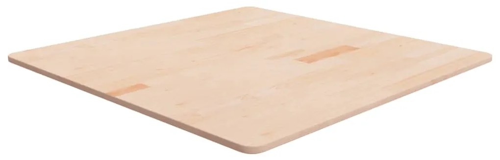 kezeletlen tömör tölgyfa négyzet asztallap 90x90x1,5 cm