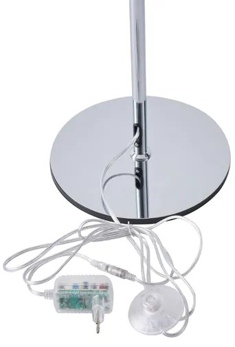 LED Állólámpa LED/10W/230V 3000K fényezett króm