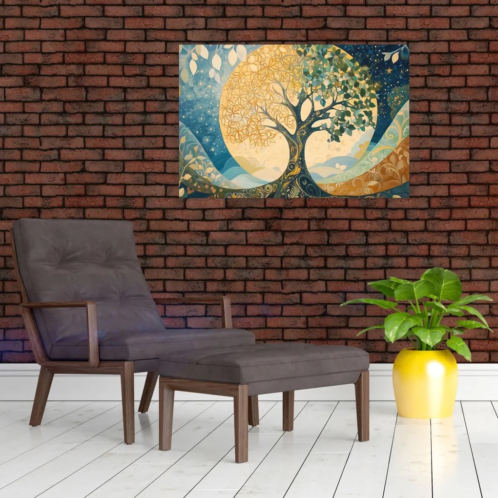 Kép – Életfa a holdban (90x60 cm)