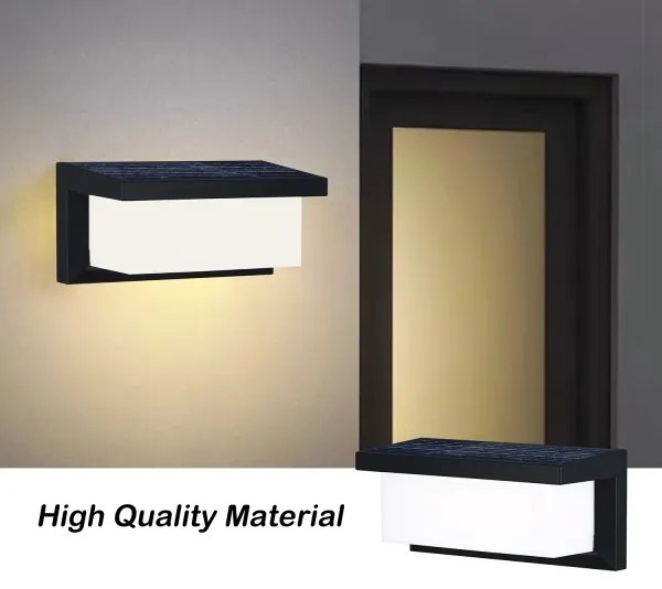 Brilagi - LED Napelemes érzékelős fali lámpa BRICKY LED/5W/6V IP65