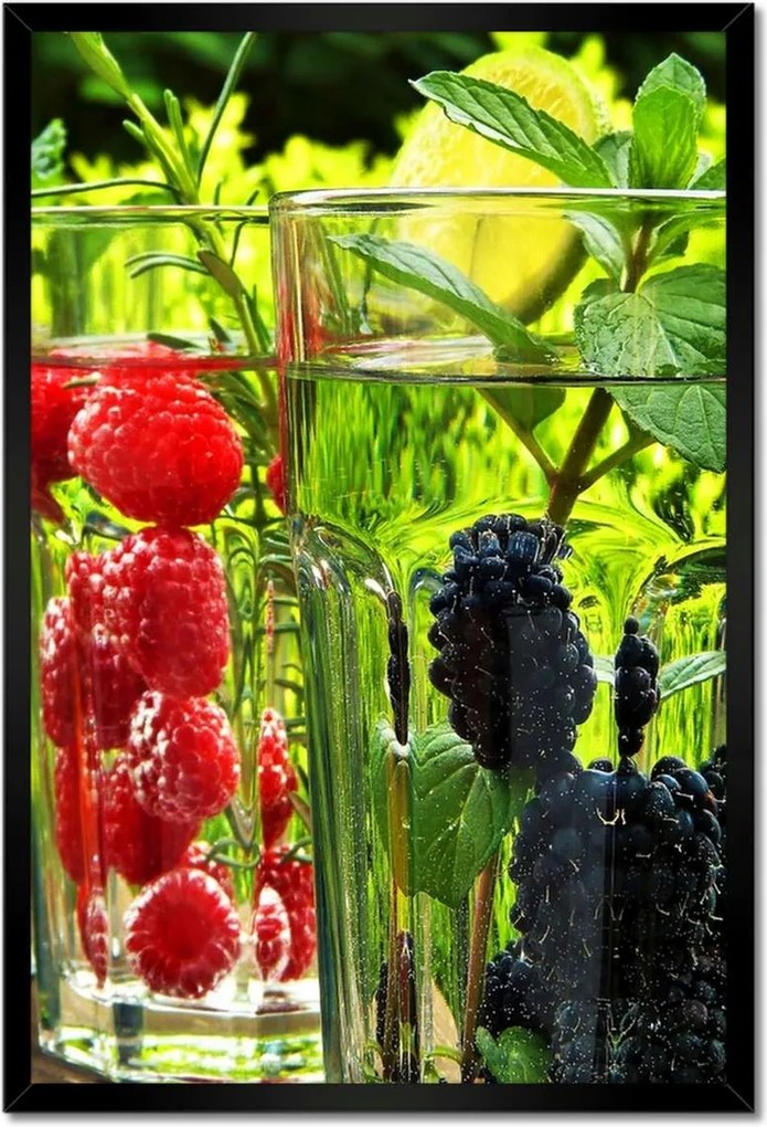 Poszterek keretben 40x60 Frissítő italok