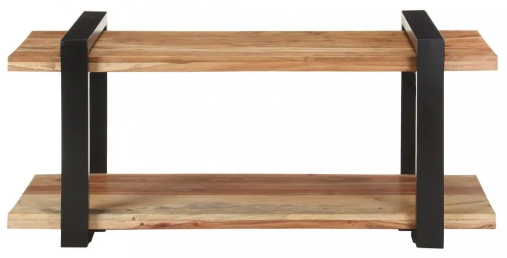 tömör akácfa TV-szekrény 90 x 40 x 40 cm