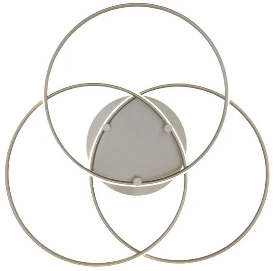 Globo 67355-40N - LED Mennyezeti lámpa KOMBOS 40W/230V átm. 45,6 cm matt króm