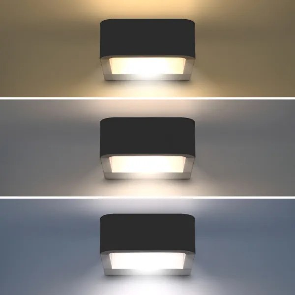 Brilagi - LED Kültéri lámpa BARI LED/7W/230V 3000/4000/6000K antracit IP54